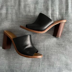 Jcrew Leather Mules- 6.5